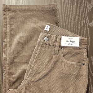 A&F - Corduroy 'The Baggy' Low Rise Pants (Reg. Length)